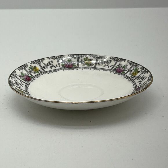 Tea Cup and Saucer Set 1834 Floral Design Fine Bone China Made in England - Picture 10 of 15